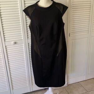 ABS Allen Schwartz body con black dress‎ in excellent condition size 2X